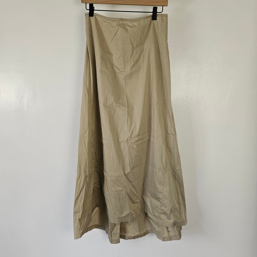Vintage Cop. Copine Maxi Skirt Sz S? M? Tan A-Line Cinch